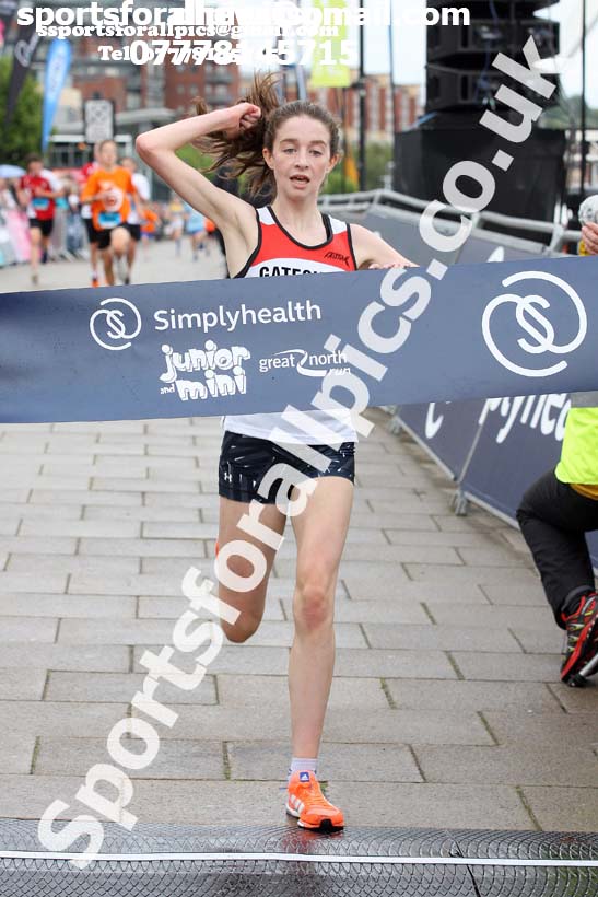 Simplyhealth Junior, 5k and Mini Great North Run. Photo: David T. Hewitson/Sports for All Pics